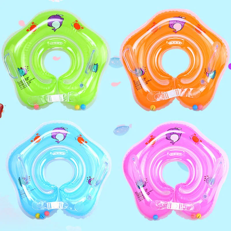 Swimming neck ring eco friendly pvc baby bath neck ring infant summer inflatable safety thumb200