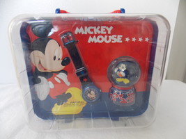 Disney Mickey Mouse Watch and Mini Snowglobe Lunchbox  - £27.52 GBP