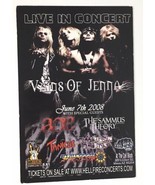 Vains of Jenna at the Cell Block Club Promo PC Size Card 2008 Concert Sh... - £6.95 GBP