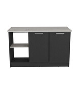 Padua Kitchen Island, Black/Onyx - €455,16 EUR