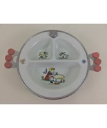 Vintage Baby Dish Food Mid-Century Warmer Divided Little Bo Peep Sheep I... - £19.43 GBP