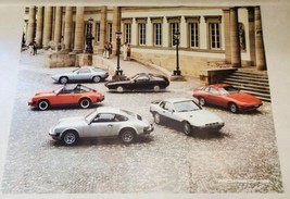 1979 Porsche Sales Brochure Poster 29&quot; x 22&quot; Original 924 Turbo, 911 SC &amp; 928 - £26.90 GBP