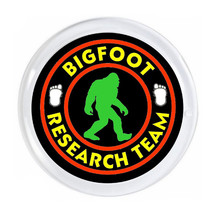 Bigfoot Yeti Sasquatch Research Team Magnet big round 3 inch diameter - £6.03 GBP