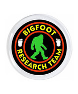 Bigfoot Yeti Sasquatch Research Team Magnet big round 3 inch diameter - £6.00 GBP