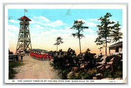 Fire Lookout Tower Coolidge State Park Black Hills SD WB Postcard O17 - £7.74 GBP