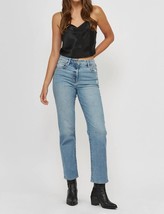 Hidden medium clean classic stretch straight jean Medium Wash - $48.00