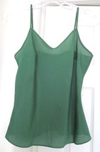 Talbots Woman Petites Cami Top Pullover 100% Lightweight Polyester Green Xp - £18.87 GBP