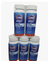 Clorox Pool &amp; Spa 6-Way Test Strips pack of 10 , 10 Ct each bottle (100 total) - £20.72 GBP