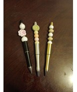 3 New Beaded Pens (Y61) - £10.49 GBP