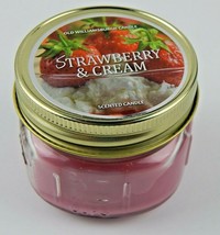 Mason Scented Jar Candle Old Williamsburgh Strawberry Cream 3 oz - £9.61 GBP