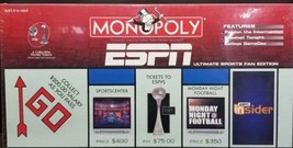 Vintage Monopoly ESPN Ultimate Sports Fan Edition Board Game Hasbro Sealed - £20.16 GBP