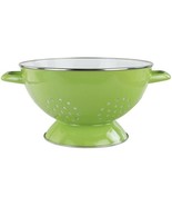 Reston Lloyd™ ~ 3 Quart ~ Enamel on Steel ~ Two-Toned ~ Lime &amp; White Col... - $51.12 CAD