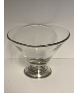 Mid Century Modern Frank M. Whiting &amp; Co. Glass Cocktail Bowl &amp; Sterling... - €47,09 EUR