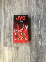 JVC SX T-120 High Performance New/Blank VHS Tape 6 Hour Sealed - £5.39 GBP