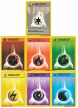 20 Pokemon Card Classic Base Set Energy Cards Double Colorless Water Grass Fire - £2.76 GBP+