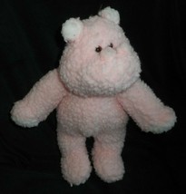 13&quot; Vintage 1992 Commonwealth Pink Baby Hippo Stuffed Animal Plush Toy Lovey - £43.98 GBP