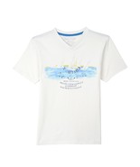 Nautica Boys&#39; Short Sleeve Graphic V-Neck T-Shirt, Cream, 7X - $16.39 CAD