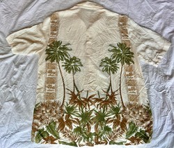 Hawaiian Style Shirt - Croft and Barrow - Island and Floral Theme - Sz M - $19.77
