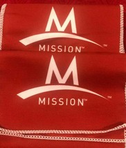 Lot of 2 Mission Enduracool Instant Cooling Activation Towel  6&quot; x 36&quot; Red - £7.86 GBP