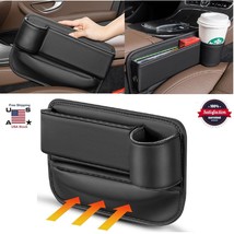 Car Seat Gap Filler Phone Holder Storage Box Organizer Bag Accessories Left Side - £25.54 GBP