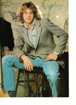 Leif Garrett John Schneider teen magazine pinup clipping stool bulge Tig... - $5.00