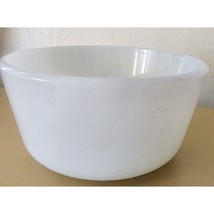 Vintage One Fire King Anchor Hocking Milk Glass Custard Cup Ramekin White - $7.17