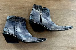 Donald J Pliner Western Couture Collection Ankle Booties Size 6.5 M Gray... - $69.00