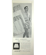 Vintage Print Ad 1956 Arrow Underwear Feels as Good As It Looks Man Walking - £6.27 GBP