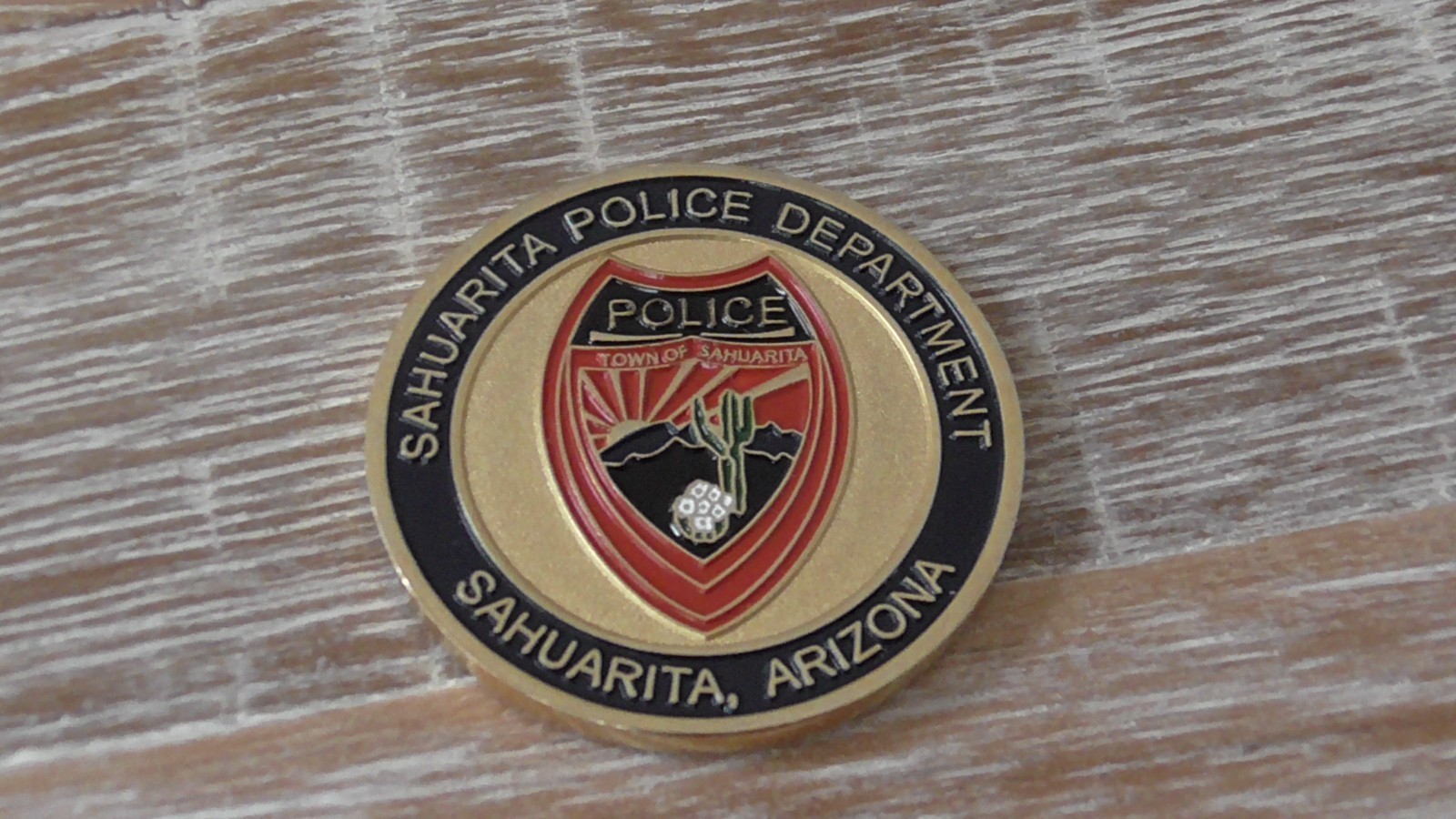 Sahuarita Police Department Arizona Challenge Coin #C591 - $30.68