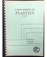 BOONTON MOLDING COMPANY A Ready Reference for Plastics (1939) 56-page bo... - $13.56 CAD