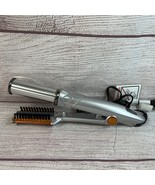 Instyler IS1001 Rotating Hot Iron Silver And Orange With Heat Guard - $37.88 CAD