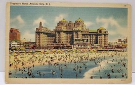 Traymore Hotel Atlantic City NJ Beach Postcard A18 - £3.13 GBP