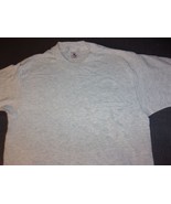 DELTA BRAND GRAY SHORT SLEEVE COTTON SHIRT MEDIUM - $8.46 CAD