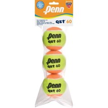 Penn QST 60 Tennis Balls - Youth Felt Orange Dot Tennis Balls for Beginn... - £12.14 GBP