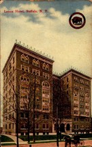 Vintage POSTCARD- Lenox Hotel, Buffalo, New York BK62 - £3.86 GBP