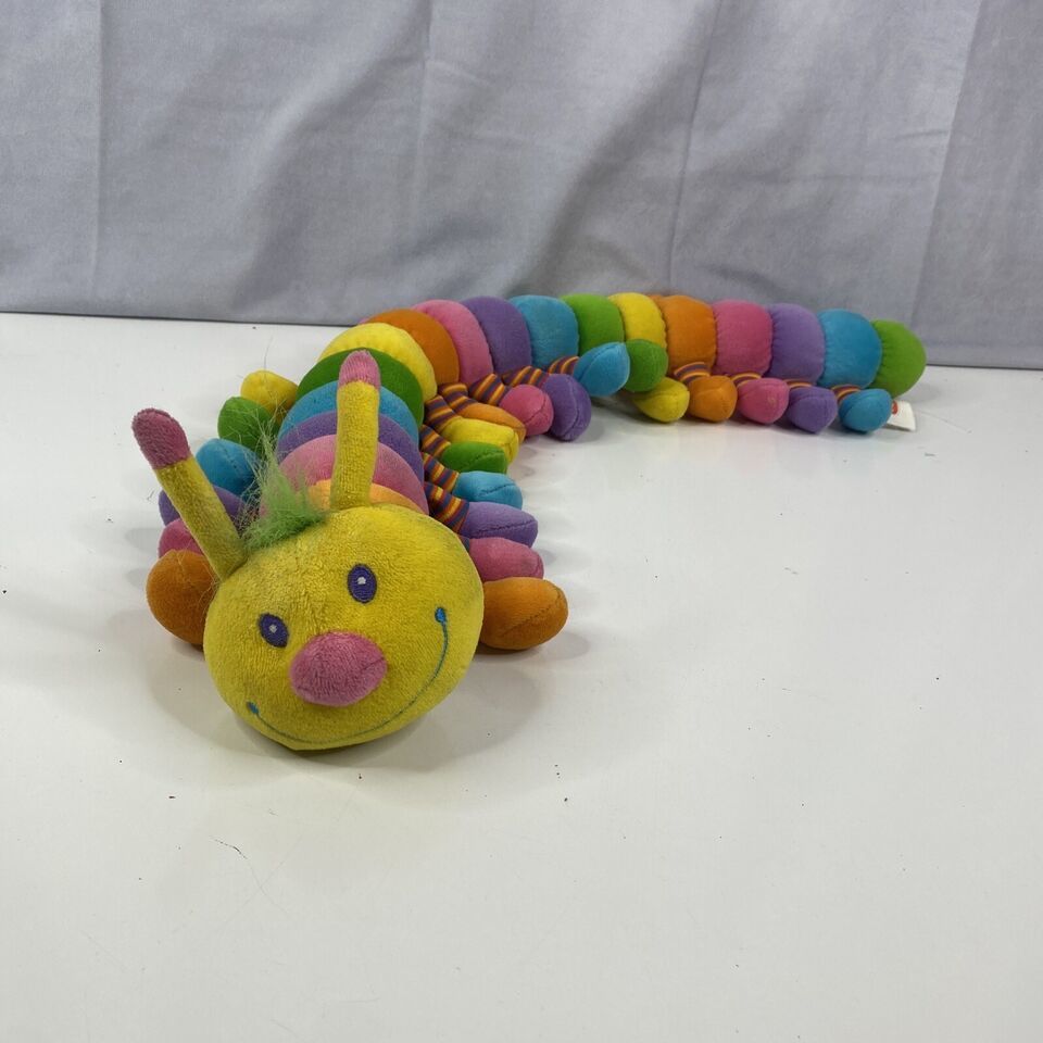 Melissa & Doug Caterpillar Longfellow Plush 25” Rainbow Stuffed Animal - £9.12 GBP