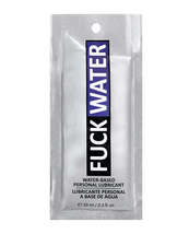 Fuck water .3 oz clear water based lubricant pillow packs - £19.81 GBP