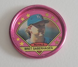 N) 1990 Topps Baseball Coin - #2 Bret Saberhagen - £1.47 GBP