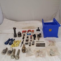 Lot of Assorted Brass Plumb Bob,Cable Stripper,Drill Chuk &amp; other Tools ... - £116.50 GBP