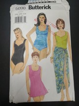 Buttrick 6090 Sewing Pattern Swimsuit Cover Up Size 28W-32W Uncut - $90.82 MXN