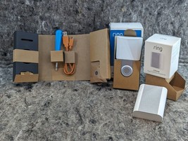 New Ring Battery Doorbell Plus Smart Wifi Video Doorbell + Door Chime Wh... - £78.09 GBP