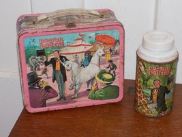 Vintage 1968 Dr. Doolittle Metal Lunchbox and Thermos - $1,362.44 MXN