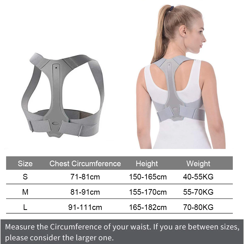 KoKossi Adjustable Posture Corrector Back  Straighten Orthopedic ce Belt for Cla - £83.14 GBP
