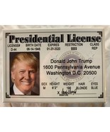 Donald Trump Presidential License Novelty MAGNET ID Drivers MAGA Preside... - £7.74 GBP