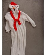 Adult / Child Xhilaration Snowman Halloween Costume / Sleeper Size Medium - $27.08 CAD