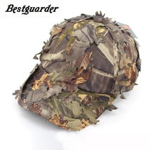 Disguise Cap  Baseball Cap Stereo Leaf Bionics Military   Hats Stitching Forest  - £151.52 GBP