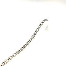 Vintage Sterling Silver Signed Mexico Chunky Twisted Curb Chain Bracelet... - £74.90 GBP