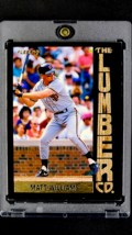 1992 Fleer Lumber Company #6 Matt Williams Insert San Francisco Giants Card - £0.77 GBP