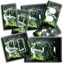Fantasy Deer Antlers Enchanted Forest Light Switch Outlet Wall Plates Room Decor - £14.15 GBP+