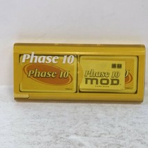 Phase 10 Ten MOD Card Game 2011 Mattel Cards in Yellow Case - $49.99